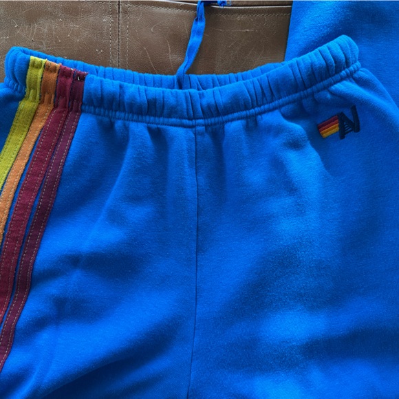 Aviator Nation Blaze 4 Sweatpants in Ocean - Picture 2 of 5